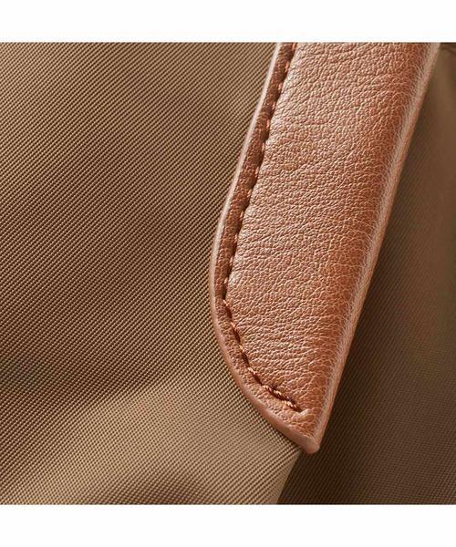 IEDIT（イディット）の「ＩＥＤＩＴ　リサイクルナイロンで作ったちょい旅トートとペイズリー柄エコバッグセット〈キャメルブラウン〉（トートバッグ・レディース・ブラウン系その他・ONE SIZE）」の3枚目の写真