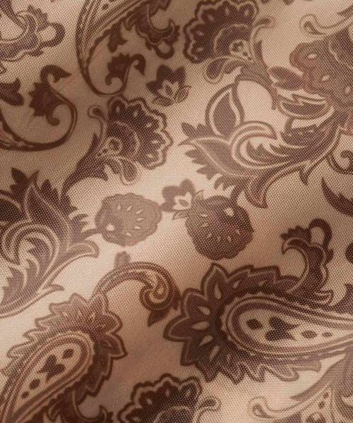 IEDIT（イディット）の「ＩＥＤＩＴ　リサイクルナイロンで作ったちょい旅トートとペイズリー柄エコバッグセット〈キャメルブラウン〉（トートバッグ・レディース・ブラウン系その他・ONE SIZE）」の4枚目の写真