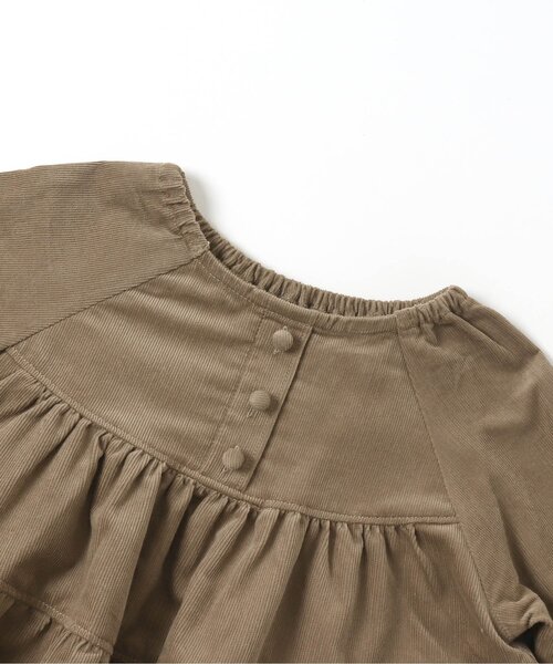 BREEZE(ブリーズ)の「コーデュロイティアードチュニック(チュニック・キッズ・ピンク/ミント/ベージュ・120/80/130/100/110/140/90)」の11枚目の写真