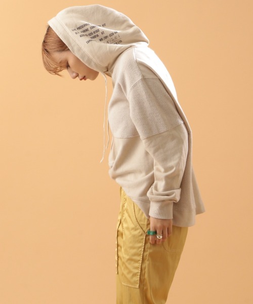 RANDOM SWITCHING PULL OVER PARKA/ ランダムスウィッチング プルオーバーパーカー