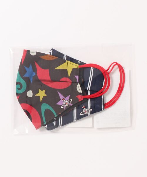 Vivienne Westwood(ヴィヴィアンウエストウッド)の「THREE DIMENSIONAL MASK(マスク・レディース・ブラック/グレー・FREE)」の2枚目の写真