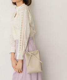 リボンショルダーバッグ