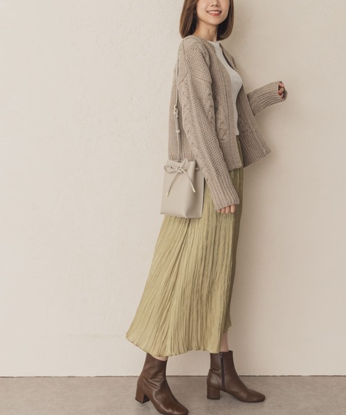 RODE SKO（ロデスコ）の「リボンショルダーバッグ（ショルダーバッグ・レディース・アイボリー/ベージュ・ONE）」の9枚目の写真