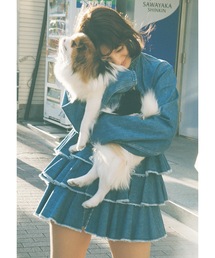 HOLIDAY（ホリデイ）の「DENIM RUFFLE RUFFLE SHIRT デニム