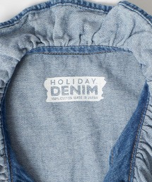 HOLIDAY（ホリデイ）の「DENIM RUFFLE RUFFLE SHIRT デニムラッフル