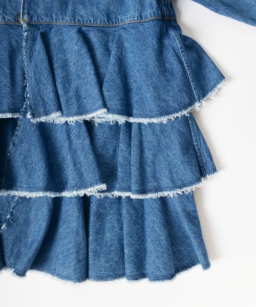 HOLIDAY（ホリデイ）の「DENIM RUFFLE RUFFLE SHIRT デニムラッフル