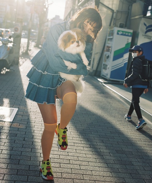 HOLIDAY PAINT DENIM RUFFLE SHIRT ホリデイ PAINT DENIM RUFFLE SHIRT｜HOLIDAY（ホリデイ）OFFICIAL ONLINE