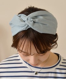 あおぞらクロスターバン Three Four Time ヘアバンド クロスボリュームターバン