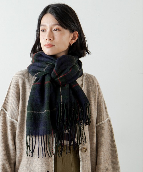 ANGIE（アンジー）の「チェック柄マフラー（マフラー・レディース・ブラウン/レッド/ブルー/グリーン・FREE）」の16枚目の写真