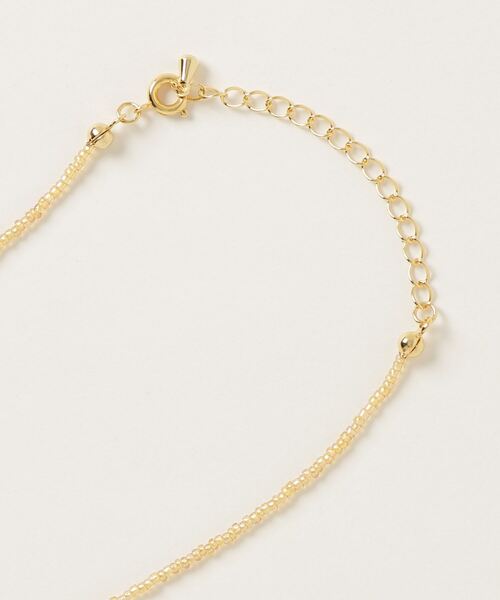 MATSUNO GLASS BEADS(マツノグラスビーズ)の「【MATSUNO GLASS BEADS/松野グラスビーズ】Halo Necklace NE91M(ネックレス・レディース・シルバー/ゴールド/ブラック/ブラウン/レッド/ピンク/ターコイズブルー/グリーン・FREE)」の10枚目の写真