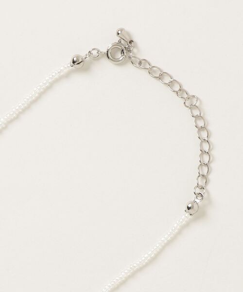 MATSUNO GLASS BEADS(マツノグラスビーズ)の「【MATSUNO GLASS BEADS/松野グラスビーズ】Halo Necklace NE91M(ネックレス・レディース・シルバー/ゴールド/ブラック/ブラウン/レッド/ピンク/ターコイズブルー/グリーン・FREE)」の11枚目の写真