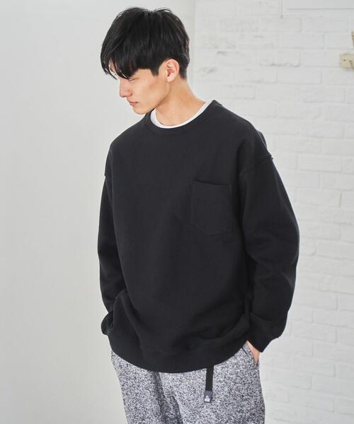 coen(コーエン)の「ヘビー裏起毛クルーネックスウェット(スウェット・メンズ・ブラック/オリーブ/ダークグレー/ナチュラル・SMALL/MEDIUM/LARGE/X-LARGE)」の14枚目の写真
