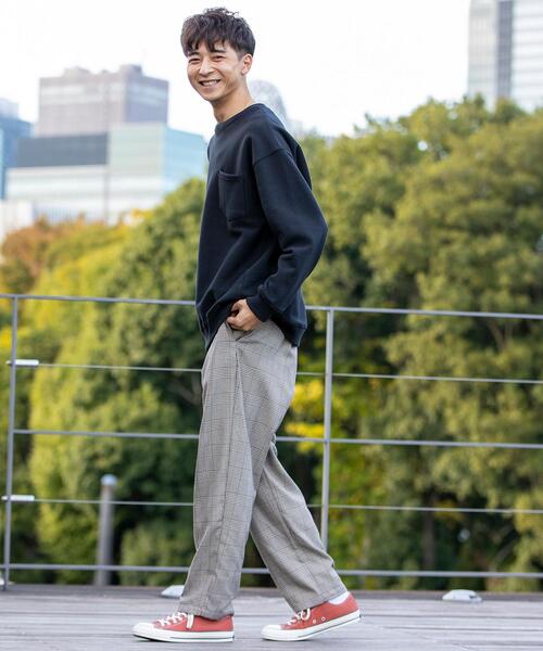 coen(コーエン)の「ヘビー裏起毛クルーネックスウェット(スウェット・メンズ・ブラック/オリーブ/ダークグレー/ナチュラル・SMALL/MEDIUM/LARGE/X-LARGE)」の17枚目の写真