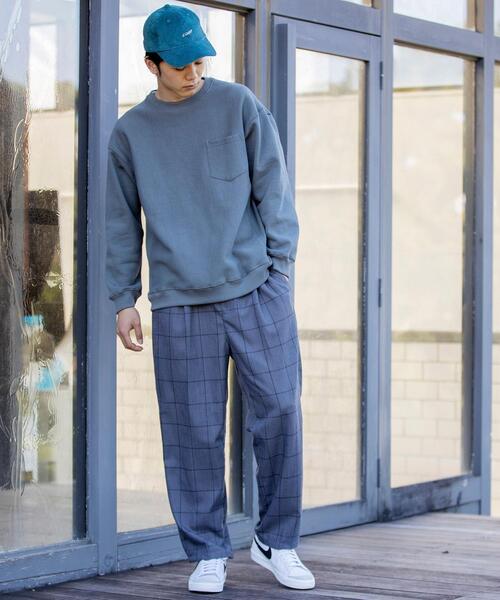 coen(コーエン)の「ヘビー裏起毛クルーネックスウェット(スウェット・メンズ・ブラック/オリーブ/ダークグレー/ナチュラル・SMALL/MEDIUM/LARGE/X-LARGE)」の19枚目の写真