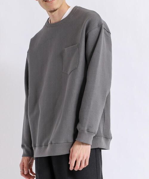 coen(コーエン)の「ヘビー裏起毛クルーネックスウェット(スウェット・メンズ・ブラック/オリーブ/ダークグレー/ナチュラル・SMALL/MEDIUM/LARGE/X-LARGE)」の5枚目の写真