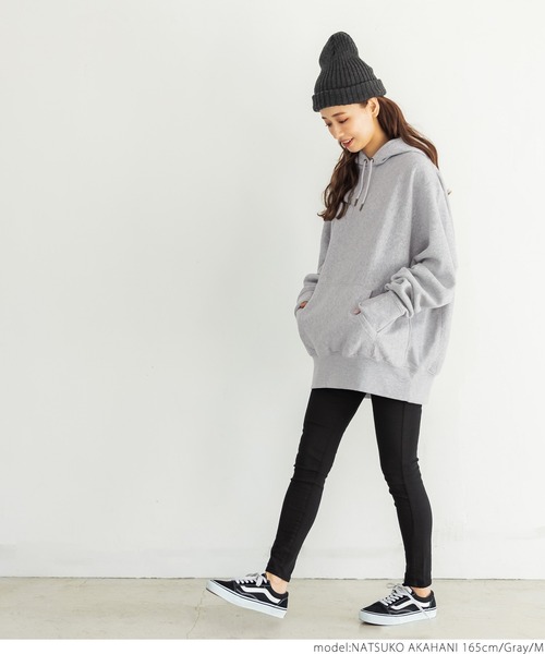 coca（coca）（コカ）の「ふわり～オーバーサイズフーディー（その他トップス・レディース・ブラック/グレー/アイボリー/チャコール/オレンジ・M/L）」の19枚目の写真