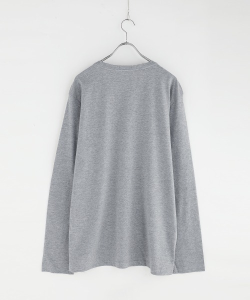 TOMMY HILFIGER（トミーヒルフィガー）の「TOMMY HILFIGER トミー ヒルフィガー /胸ワンポイント ベーシッククルーネック長袖Tシャツ（Tシャツ/カットソー・メンズ・ホワイト/ブラック/ヘザーグレー/オートミール/ダークネイビー・S/M/L/XL）」の6枚目の写真