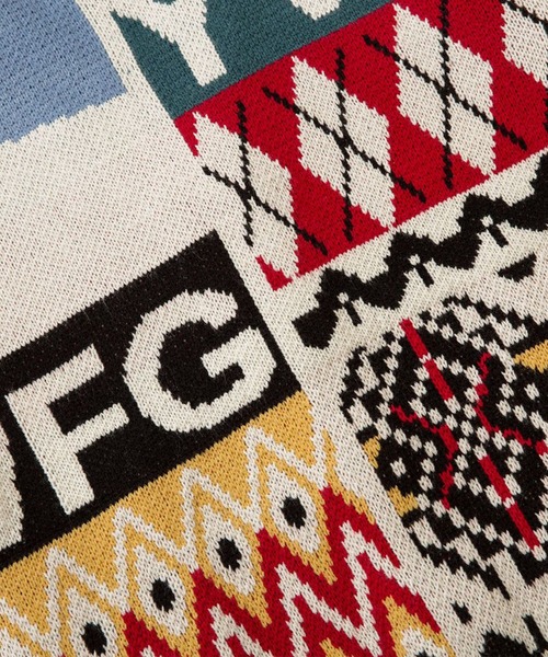 【HOOK】パッチワーク柄ニットカーディガン（カーディガン/ボレロ）｜HOOK（フック）