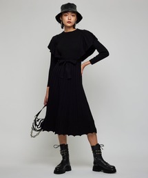 Narcissus | 【Narcissus】フリルニットワンピース(ワンピース)