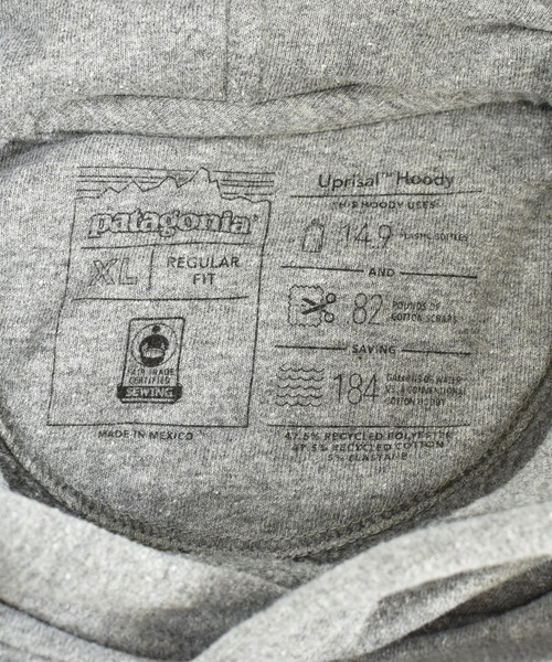 patagonia(パタゴニア)の「【ヴィンテージ古着】Patagonia パタゴニア ロゴ スウェットパーカー(パーカー・メンズ・グレー・X-LARGE)」の4枚目の写真