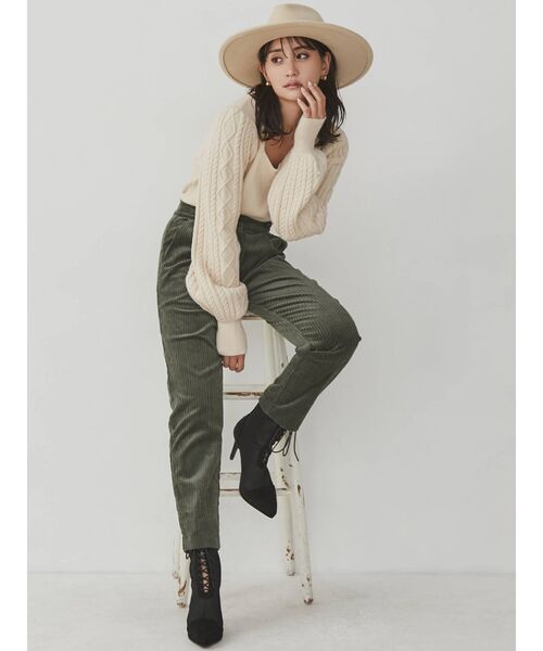 RESEXXY（リゼクシー）の「ブラッシュハット（ハット・レディース・ブラック/アイボリー/キャメル・FREE）」の22枚目の写真