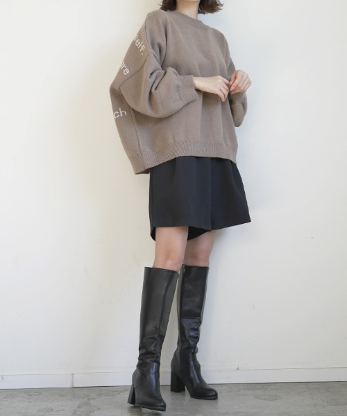 Futier land(フューティアランド)の「ウエストタックフレアハーフパンツ(その他パンツ・レディース・ブラック/ブラウン・MEDIUM/LARGE)」の16枚目の写真