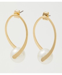 AZUL by moussy | WRAPPED PEARL EARRINGS/ラップパールピアス(ピアス（両耳用）)