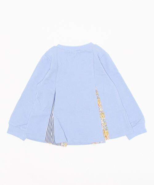 RAGMART（ラグマート）の「ミニ裏毛パッチワークトレーナー（Tシャツ/カットソー・キッズ・ピンク/イエロー/ブルー・110cm/100cm/120cm/130cm）」の4枚目の写真