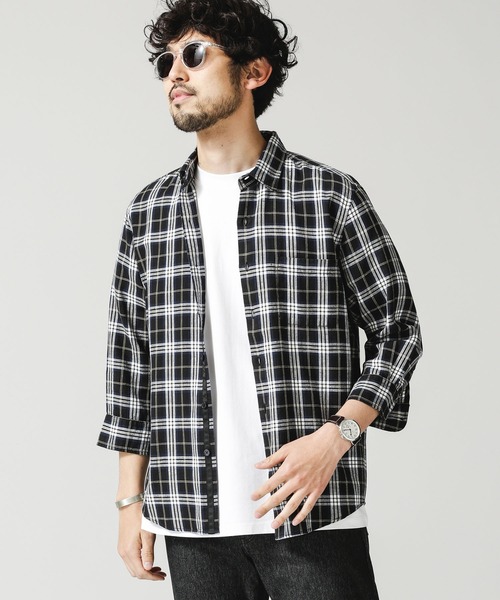 ブランド古着 7分袖シャツ シャツ ブラウス Nano Universe ナノユニバース のファッション通販 Zozoused