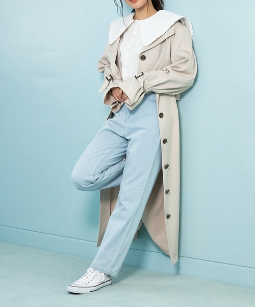 OLIVE des OLIVE（オリーブデオリーブ）の「キルトフリル衿ブラウス（シャツ/ブラウス・レディース・オフホワイト/ワンウォッシュ・FREE）」の19枚目の写真