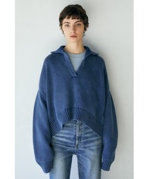 MOUSSY | PIGMENT DYE SKIPPER ニット(ニット/セーター)