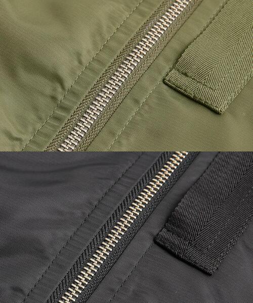 coen(コーエン)の「スクイーズヘムMA-1(MA-1・レディース・ブラック/オリーブ・FREE)」の10枚目の写真