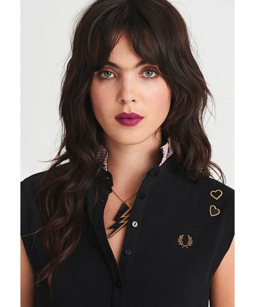 FRED PERRY（フレッドペリー）の「Amy Winehouse Tatty Devine Necklace（ネックレス・レディース・ブラック・ONE SIZE）」の5枚目の写真