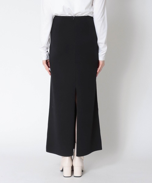 DRESSLAVE(ドレスレイブ)の「boucle cardboard pencil skirt(ブークレストレッチロングペンシルスカート)(スカート・レディース・ブラック/オフホワイト・38/36)」の6枚目の写真