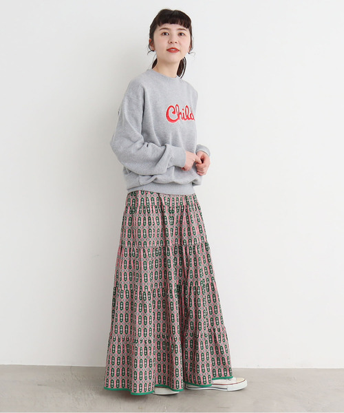 CHILD WOMAN(チャイルドウーマン)の「☆Childサテンアップリケ スウェット(スウェット・レディース・ブラック/グレー/レッド・FREE)」の13枚目の写真