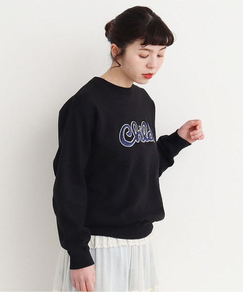CHILD WOMAN(チャイルドウーマン)の「☆Childサテンアップリケ スウェット(スウェット・レディース・ブラック/グレー/レッド・FREE)」の14枚目の写真