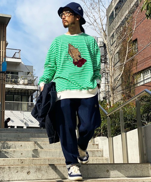 ALDIES（アールディーズ）の「Principal Rafter Big Cut / プリンシパルラフタービッグカット（Tシャツ/カットソー・メンズ・グリーン/ブラック/レッド・FREE）」の8枚目の写真