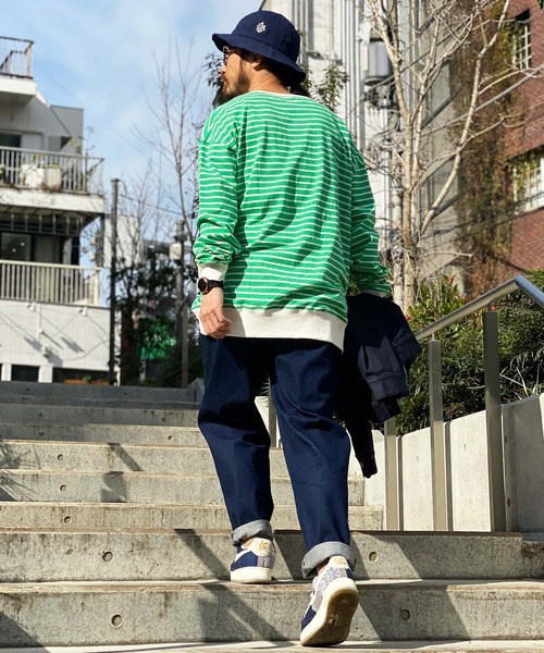 ALDIES（アールディーズ）の「Principal Rafter Big Cut / プリンシパルラフタービッグカット（Tシャツ/カットソー・メンズ・グリーン/ブラック/レッド・FREE）」の6枚目の写真