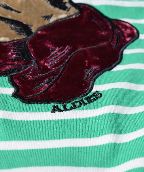 ALDIES（アールディーズ）の「Principal Rafter Big Cut / プリンシパルラフタービッグカット（Tシャツ/カットソー・メンズ・グリーン/ブラック/レッド・FREE）」の11枚目の写真