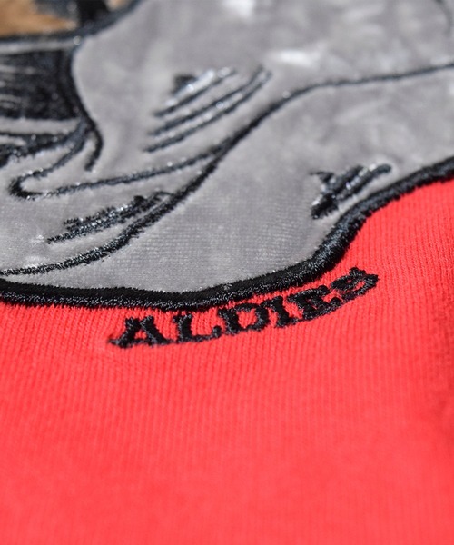 ALDIES（アールディーズ）の「Principal Rafter Big Cut / プリンシパルラフタービッグカット（Tシャツ/カットソー・メンズ・グリーン/ブラック/レッド・FREE）」の12枚目の写真