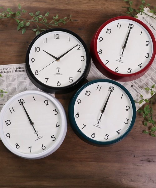emesuelee（エメスーリー）の「ウォールクロック電波時計（掛け時計・レディース・レッド/ホワイト/グリーン/ブラック・フリー）」の22枚目の写真
