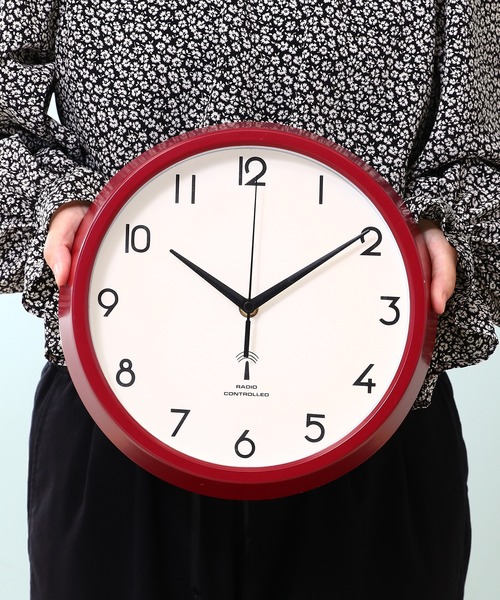emesuelee（エメスーリー）の「ウォールクロック電波時計（掛け時計・レディース・レッド/ホワイト/グリーン/ブラック・フリー）」の20枚目の写真