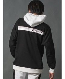 AMPTAKxCOLORS バイカラーパーカー BLACK×GRAY AMPTAKxCOLORS バイカラーパーカー BLACK×GRAY