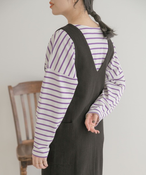 ITEMS URBANRESEARCH(アイテムズ アーバンリサーチ)の「2WAYジャンスカ(ジャンパースカート・レディース・ブラック/モカ/ベージュ系その他/ベージュ/ブラウン・FREE)」の9枚目の写真