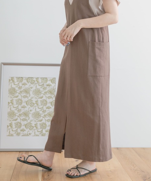 ITEMS URBANRESEARCH(アイテムズ アーバンリサーチ)の「2WAYジャンスカ(ジャンパースカート・レディース・ブラック/モカ/ベージュ系その他/ベージュ/ブラウン・FREE)」の21枚目の写真