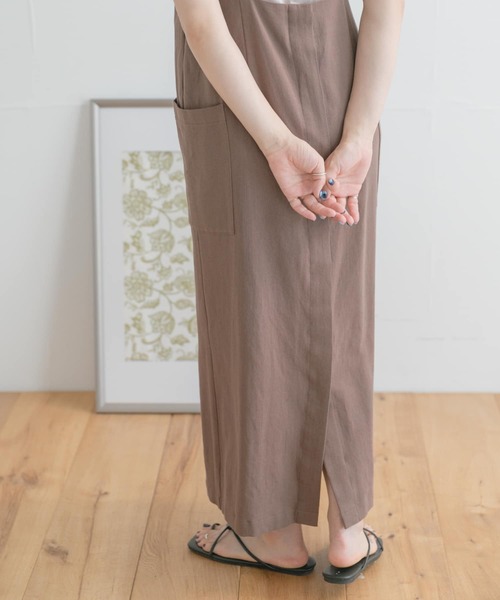 ITEMS URBANRESEARCH(アイテムズ アーバンリサーチ)の「2WAYジャンスカ(ジャンパースカート・レディース・ブラック/モカ/ベージュ系その他/ベージュ/ブラウン・FREE)」の22枚目の写真