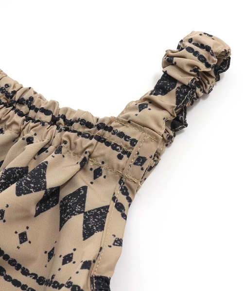 MAKE YOUR DAY(メイクユアデイ)の「幾何学柄食事お砂場着(その他ベビー用品・キッズ・ベージュ/ミント・FREE)」の11枚目の写真