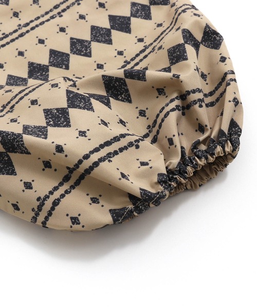 MAKE YOUR DAY(メイクユアデイ)の「幾何学柄食事お砂場着(その他ベビー用品・キッズ・ベージュ/ミント・FREE)」の12枚目の写真