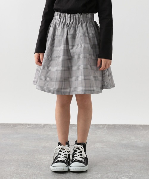 GLOBAL WORK（グローバルワーク）の「キッズ/インナー付きカラフルスカート柄/260894（スカート・キッズ・ライトグリーン/ブラック/ホワイト/ライトベージュ/グレー/スカイブルー/オフホワイト/その他・110cm/160cm/100cm/130cm/150cm/120cm/140cm）」の9枚目の写真