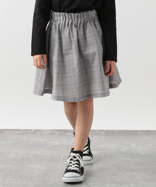 GLOBAL WORK（グローバルワーク）の「キッズ/インナー付きカラフルスカート柄/260894（スカート・キッズ・ライトグリーン/ブラック/ホワイト/ライトベージュ/グレー/スカイブルー/オフホワイト/その他・110cm/160cm/100cm/130cm/150cm/120cm/140cm）」の22枚目の写真